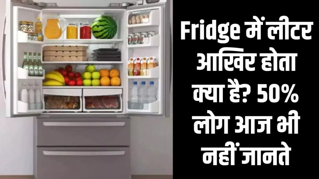 Fridge में लीटर आखिर होता क्या है? 50% लोग आज भी नहीं जानते इसका सही मतलब 1 Fridge में लीटर आखिर होता क्या है? 50% लोग आज भी नहीं जानते इसका सही मतलब